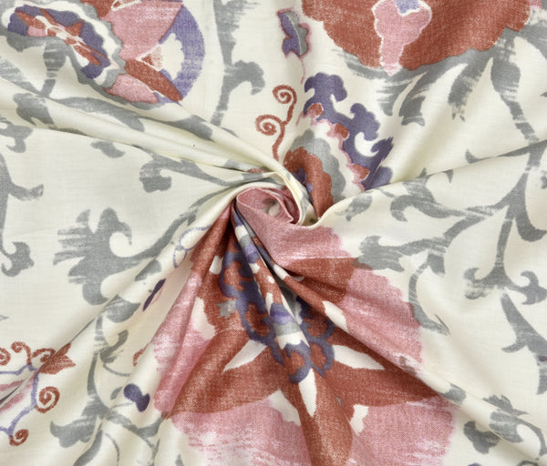 Daffodil Pink Premium Cotton Double Bed Bedsheet