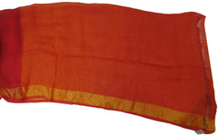 Red Designer Wedding Partywear Pure Handloom Bengal Bangali Cotton Kolkata Saree Sari E135