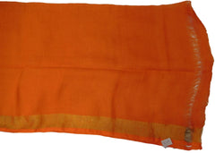 Orange Designer Wedding Partywear Pure Handloom Bengal Bangali Cotton Kolkata Saree Sari E138