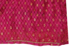 Pink & Yellow Designer Wedding Partywear Brasso Hand Embroidery Cutdana Stone Beads Work Kolkata Saree Sari E246