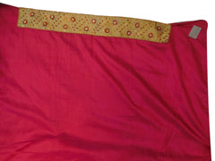 Pink Designer Wedding Partywear Sana Silk Hand Embroidery Zari Stone Cutdana Work Kolkata Bridal Saree Sari E274