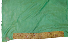 Pista Green Designer Wedding Partywear Sana Silk Hand Embroidery Zari Stone Cutdana Work Kolkata Bridal Saree Sari E275