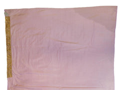 Pink Designer Wedding Partywear Silk Zari Stone Hand Embroidery Work Bridal Saree Sari E381