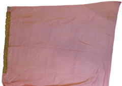 Pink Designer Wedding Partywear Silk Zari Stone Hand Embroidery Work Bridal Saree Sari E382
