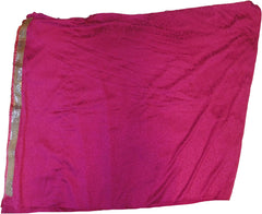 SMSAREE Pink Designer Wedding Partywear Chiffon Zari Gota & Stone Hand Embroidery Work Bridal Saree Sari With Blouse Piece E954