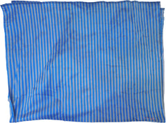 SMSAREE Blue Designer Wedding Partywear Supernet (Cotton) Thread Hand Embroidery Work Bridal Saree Sari With Blouse Piece F037