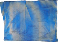 SMSAREE Blue Designer Wedding Partywear Supernet (Cotton) Thread Hand Embroidery Work Bridal Saree Sari With Blouse Piece F042