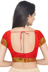 Green Red Designer Wedding Partywear Georgette Zari Sequence Hand Embroidery Work Bridal Saree Sari With Blouse Piece H130