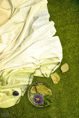 Cream Designer Wedding Partywear Crepe Thread Zari Sequence Cutdana Hand Embroidery Work Bridal Saree Sari With Blouse Piece H167