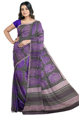 Multicolour Designer Wedding Partywear Pure Crepe Printed Hand Embroidery Work Bridal Saree Sari With Blouse Piece PC13