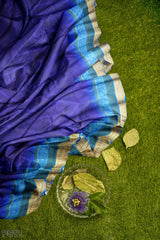 Multicolour Designer Wedding Partywear Pure Silk Printed Zari Hand Embroidery Work Bridal Saree Sari With Blouse Piece PS12