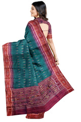 Multicolour Designer Wedding Partywear Pure Silk Printed Hand Embroidery Work Bridal Saree Sari With Blouse Piece PS16