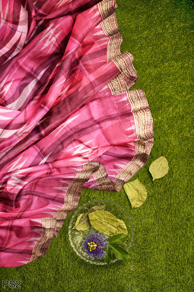 Multicolour Designer Wedding Partywear Pure Silk Printed Zari Hand Embroidery Work Bridal Saree Sari With Blouse Piece PS2