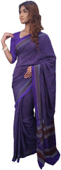 Multicolor Designer Wedding Partywear Pure Crepe Hand Brush Reprinted Kolkata Saree Sari RP118