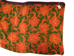 Multicolor Designer Wedding Partywear Pure Crepe Hand Brush Reprinted Kolkata Saree Sari RP149