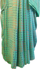 Multicolor Designer Wedding Partywear Pure Crepe Hand Brush Reprinted Kolkata Saree Sari With Blouse Piece  RP274