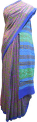 Multicolor Designer Wedding Partywear Pure Crepe Hand Brush Reprinted Kolkata Saree Sari With Blouse Piece  RP278