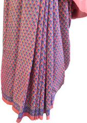 Multicolor Designer Wedding Partywear Pure Crepe Hand Brush Reprinted Kolkata Saree Sari With Blouse Piece  RP279