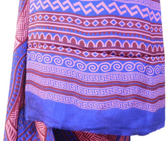 Multicolor Designer Wedding Partywear Pure Crepe Hand Brush Reprinted Kolkata Saree Sari RP64