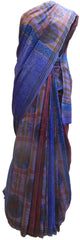 Multicolor Designer Wedding Partywear Pure Crepe Hand Brush Reprinted Kolkata Saree Sari RP73
