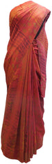 Multicolor Designer Wedding Partywear Pure Crepe Hand Brush Reprinted Kolkata Saree Sari RP76