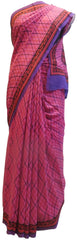 Multicolor Designer Wedding Partywear Pure Crepe Hand Brush Reprinted Kolkata Saree Sari RP84