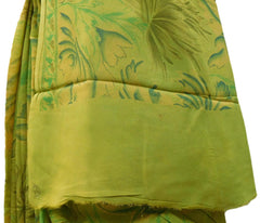 Multicolor Designer Wedding Partywear Pure Crepe Hand Brush Reprinted Kolkata Saree Sari RP85