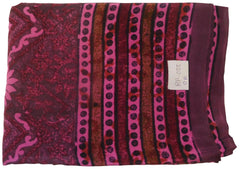 Multicolor Designer Wedding Partywear Pure Crepe Hand Brush Reprinted Kolkata Saree Sari RP88