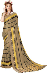 SMSAREE Copper Designer Wedding Partywear Cotton Art Silk Hand Embroidery Work Bridal Saree Sari With Blouse Piece YNF-28556