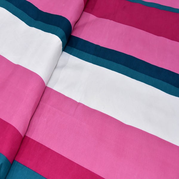 Pink Glace Cotton Double Bed Bedsheet