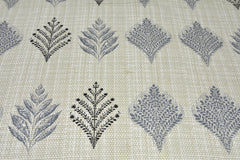 Beige Pure Cotton Double Bed Printed Bedsheet