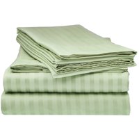 Pista Green Pure Cotton Double Bed Bedsheet