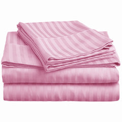 Light Pink Pure Cotton Double Bed Bedsheet