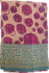 SMSAREE Multi Color Designer Wedding Partywear Pure Crepe Hand Brush Reprinted Saree Sari With Blouse Piece RP24