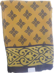 SMSAREE Multi Color Designer Wedding Partywear Pure Crepe Hand Brush Reprinted Saree Sari With Blouse Piece RP53