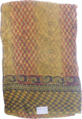 SMSAREE Multi Color Designer Wedding Partywear Pure Crepe Hand Brush Reprinted Saree Sari With Blouse Piece RP72