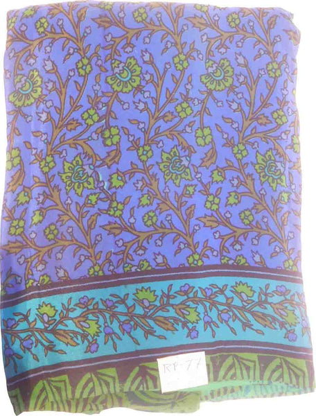 SMSAREE Multi Color Designer Wedding Partywear Pure Crepe Hand Brush Reprinted Saree Sari With Blouse Piece RP77