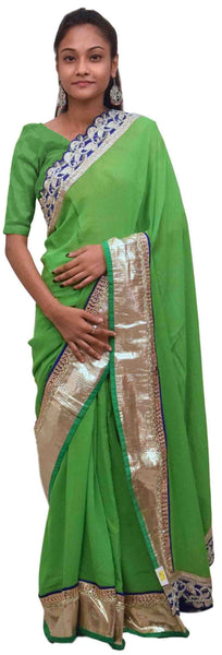 Green Stylish Saree